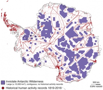 Люди посетили две трети Антарктиды за 200 лет