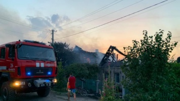 В Кривом Роге сгорело два частных дома