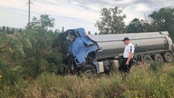 На Николаевщине от столкновения двух грузовиков погиб человек, еще трое - пострадали