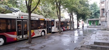На маршруты Кривого Рога вышло семь новых троллейбусов