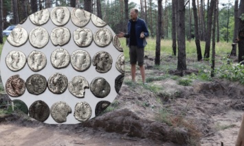 В Житомирской области археологи нашли клад монет древнеримского периода