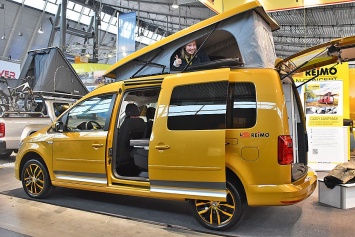 Volkswagen построит на базе Caddy кемпер с полноценной кроватью