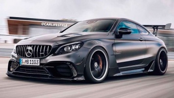 Представили изображения нового Mercedes-AMG C63 Coupe Black Series