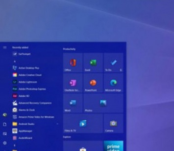 Обновленное меню «Пуск» стало доступно пользователям Windows 10
