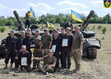 Криворожские танкисты доказали в соревновании, что они лучшие в ОК «Восток» ВСУ Украины
