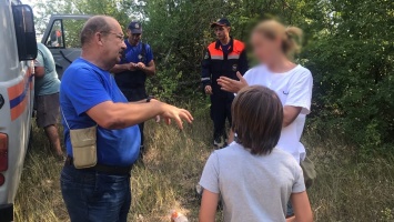 В районе Эски-Кермена заблудились туристы - мама с ребенком