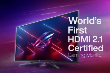 ASUS анонсировала 4K-монитор с кадровой частотой 120 Гц и сертификацией HDMI 2.1