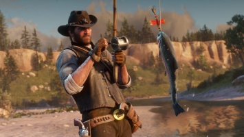Во время рыбалки в Red Dead Redemption 2 игрок нашел очередную занятную деталь