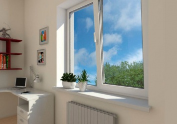 Металлопластиковое окно может служить частью интерьера