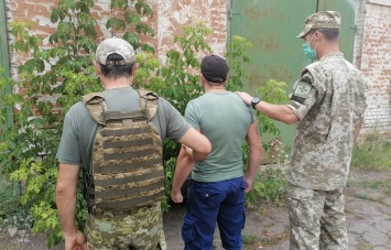 В Краматорске пограничники задержали члена незаконных вооруженных формирований (видео)