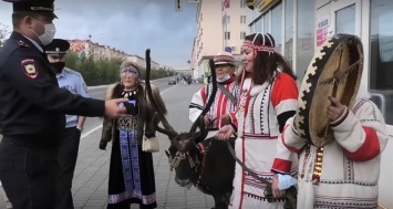 В Норильске коренные народы устроили шествие против промышленников