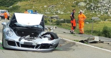Bugatti и Porsche устроили серьезное ДТП в Швейцарии