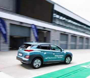 Электрический Hyundai Kona проехал 1000 км без подзарядки