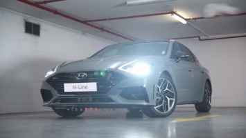 "Заряженная" Hyundai Sonata N-Line засветилась без камуфляжа