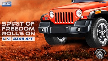 Индийские джипы Mahindra Thar оснастят шинами CEAT Czar A/T