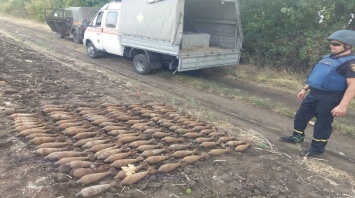 В Пятихатском районе на поле нашли 101 боеприпас