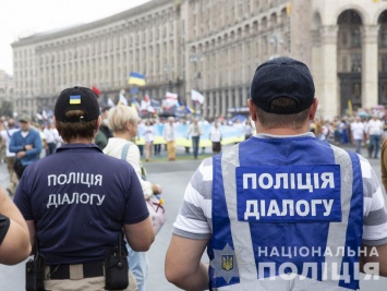 В Киеве массовые мероприятия в День независимости Украины прошли спокойно - полиция