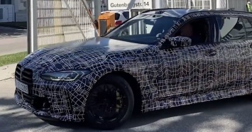 Универсал BMW M3 впервые попал на видео