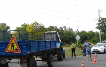 На Волыни селяне отбили у полиции трактор