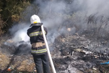На Харьковщине из-за выжигания сухостоя произошло несколько крупных пожаров