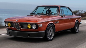 В сети показали уникальный рестомод баварского купе BMW 3.0 CS 1974 года