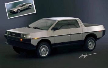 Представили легендарный DeLorean DMC-12 в кузове пикап