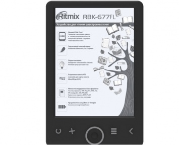 RBK-617 и RBK-677FL - новые электронные книги Ritmix