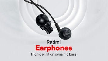 Xiaomi представила проводные наушники Redmi Earphones стоимостью $5