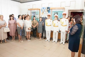 Выставку, посвященную космонавту из Енакиево Георгию Береговому открыл донецкий краеведческий музей
