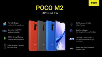 Представленный Poco M2 действительно является копией Redmi 9