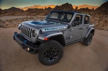 Новый гибридный Jeep Wrangler 4xe 2021