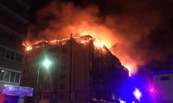 Масштабный пожар в Краснодаре: Огонь уничтожил весь этаж, сгорели 54 квартиры