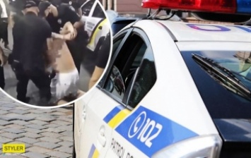 В Одессе парни устроили побоище с полицией из-за маски (видео)