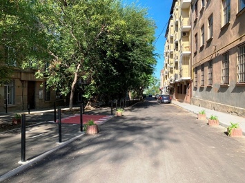 В Приморском районе Одессы капитально отремонтировали переулок Короленко