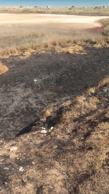 Мелитопольцы помогли потушить пожар в Тубале