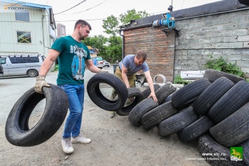 Во Владивостоке пройдет вторая в этом году акция по бесплатному сбору отработанных шин