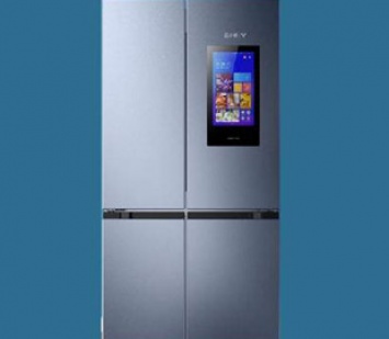 Xiaomi представила умный четырехдверный холодильник с сенсорным дисплеем