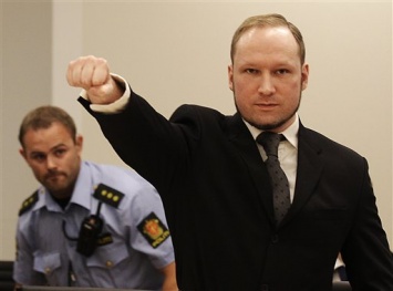 Норвежский террорист Андерс Брейвик подал прошение об условно-досрочном освобождении