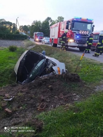 Пьяный украинец разбил в Польше автомобиль, который хотел купить