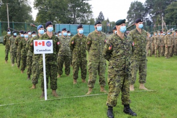 В Украине стартовали масштабные учения Rapid Trident с участием военных из стран НАТО. Фото