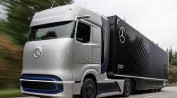 Mercedes показал свой первый водородный грузовик, видео