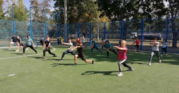 В Немышлянском районе состоялся спортивный праздник на обновленном стадионе