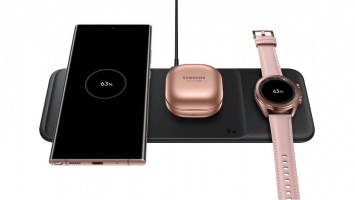 Samsung готовит необычную зарядку Charging Wireless Trio