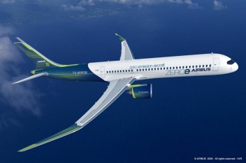 "Airbus" показала концепции трех самолетов будущего на водороде