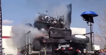 3000-сильный двигатель взорвался во время теста (видео)