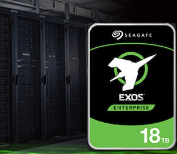 Seagate выпустила жесткие диски Exos емкостью 18 ТБ для гипермасштабируемых приложений