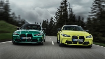 Огромные ноздри и полный привод: BMW представила M3 и M4