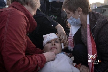 В центре Минска задержали полсотни протестующих против инаугурации Лукашенко, есть раненые. Фото и видео