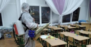 В Харьковских школах проводят дезинфекцию помещений