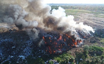 За 12 грандиозных пожаров на свалках Николаевской области, ответственных оштрафовали на... 5 тысяч гривен